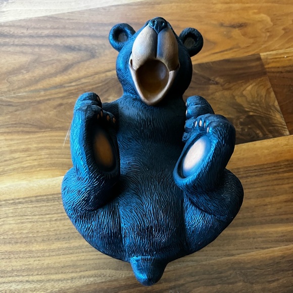 EUC Rivers Edge Products Whimsical Bear Wine Bottle Holder! - Picture 4 of 8